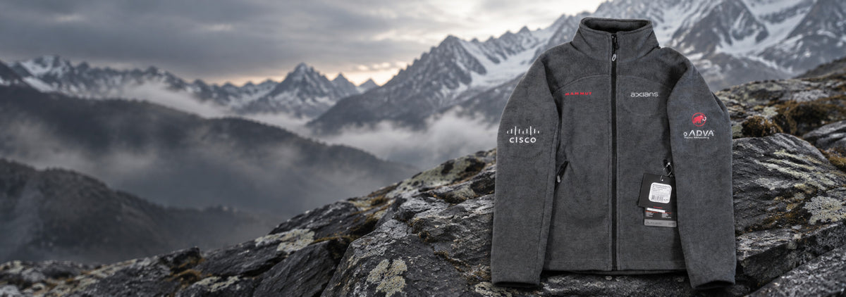 Mammut Corporate Wear mit mehreren Logo-Positionen